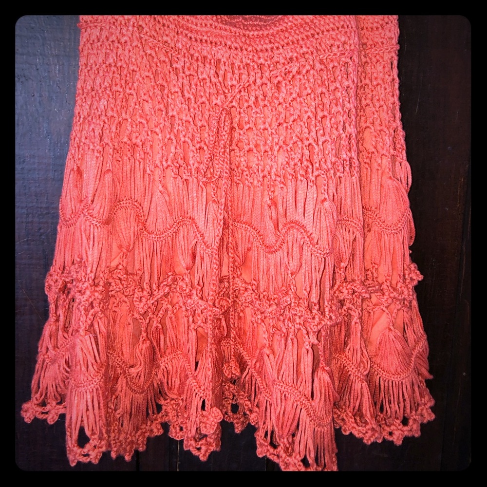 Coral Knit-style skirt